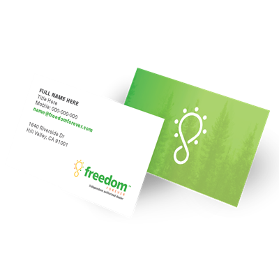 Freedom Forever - Authorized Dealer Business Cards